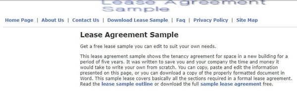 Lease-agreement-sample.com preview